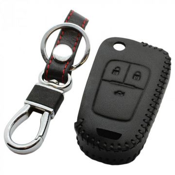 Opel 3-button flip-key key cover - black