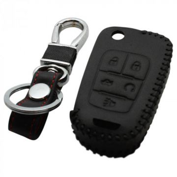 Opel 5-button folding key cover - black