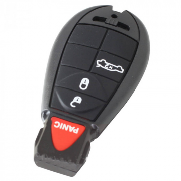 Chrysler 3-knops smart key behuizing met paniek knop