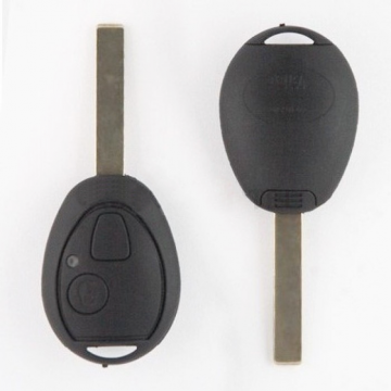 Rover 2-button key housing - key blade straight