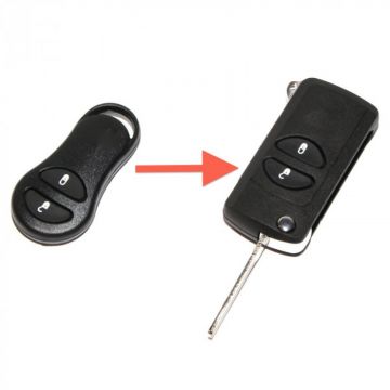 Chrysler 2-button folding key - lanyard point (conversion kit)