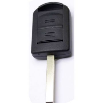 Opel 2-button key housing - key blade straight with electronics 433MHZ - ID40 transponder (model 1)